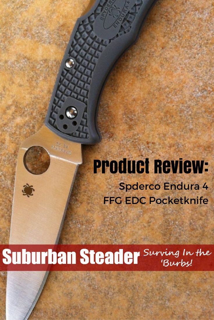 A reliable EDC knife is very important. Check out why the Spyderco Endura 4 FFG is one that I completely recommend.