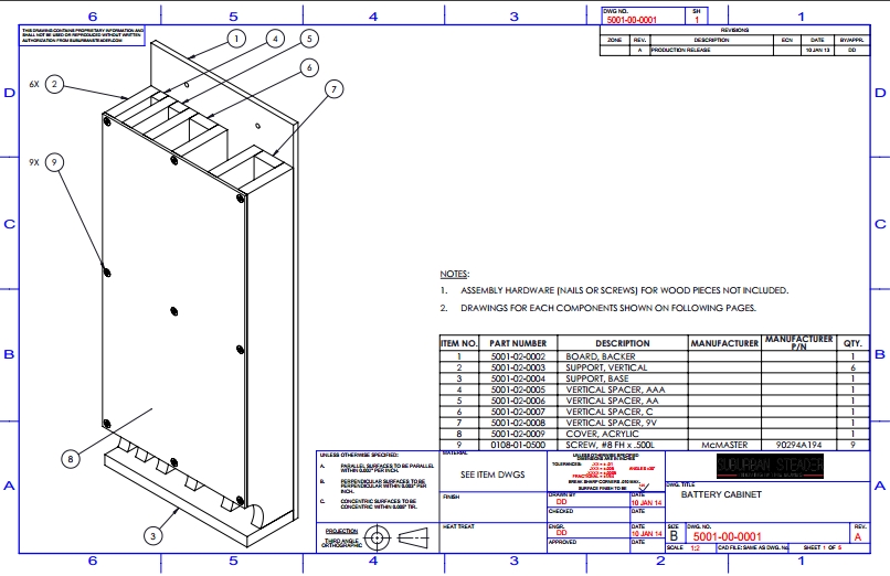 DIY Battery Storage Cabinet