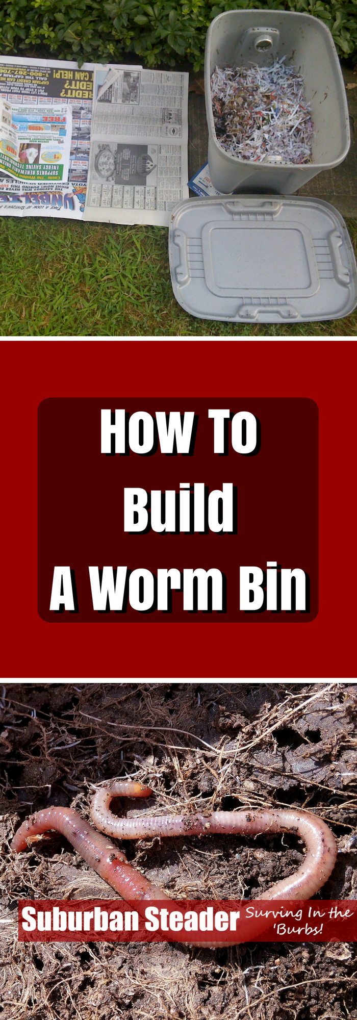 How To Build A Worm Bin
