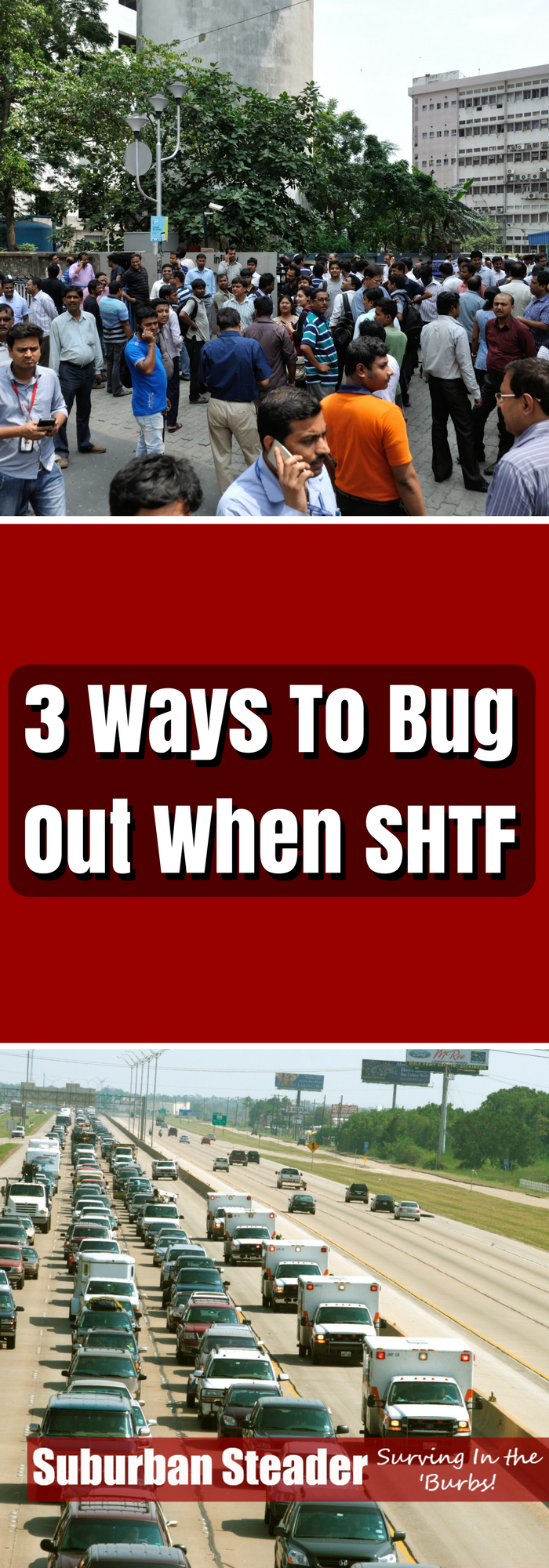 3 Ways To Bug Out When SHTF