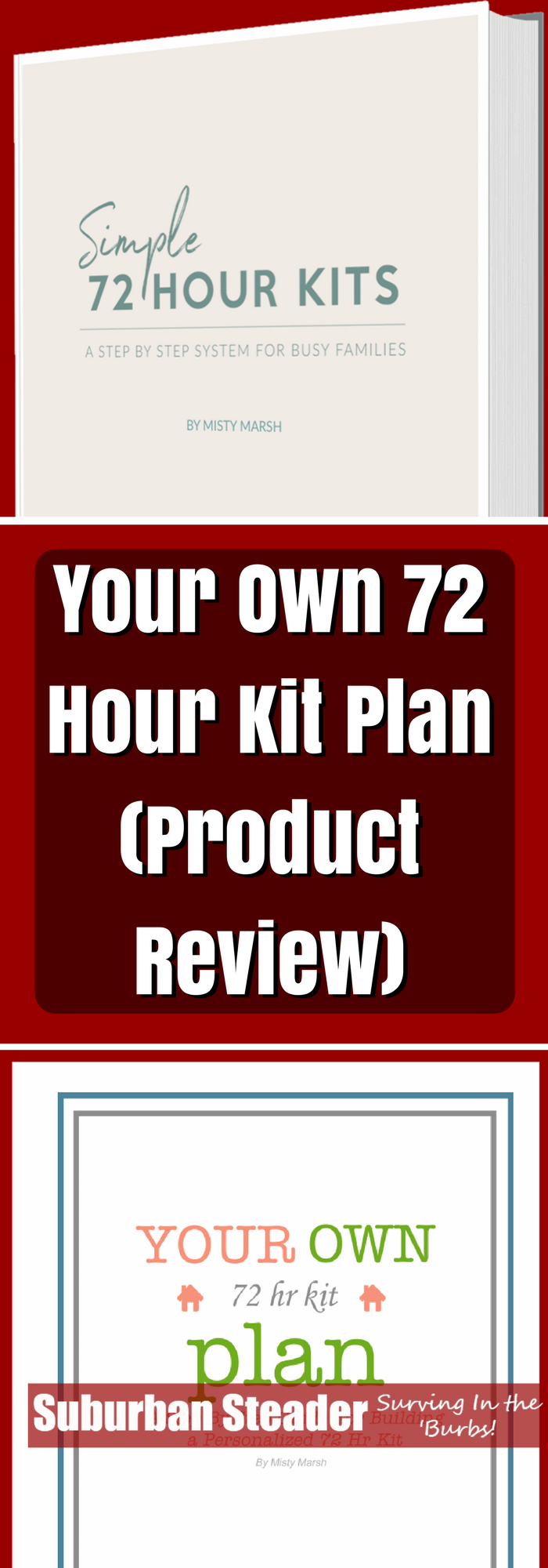 Your Own 72 Hour Kit Plan (Product Review)