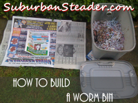 How To Build A Worm Bin