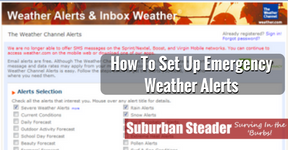 How To Set Up Emergency Weather Alerts